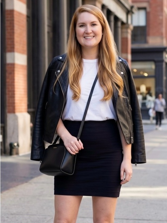 Express Dresses & Skirts - Express Black Bandage Bodycon Pencil Skirt Size 4 Stretch